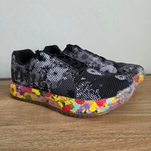 NOBULL Trainer Floral Sole Training Shoes Womens Size 7 CrossFit Gym Sneakers